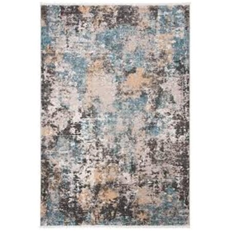 Safavieh 5 ft. 3 in. x 7 ft. 6 in. Shivan Contemporary Rectangle Area Rugs Grey & Blue SHV772F-5